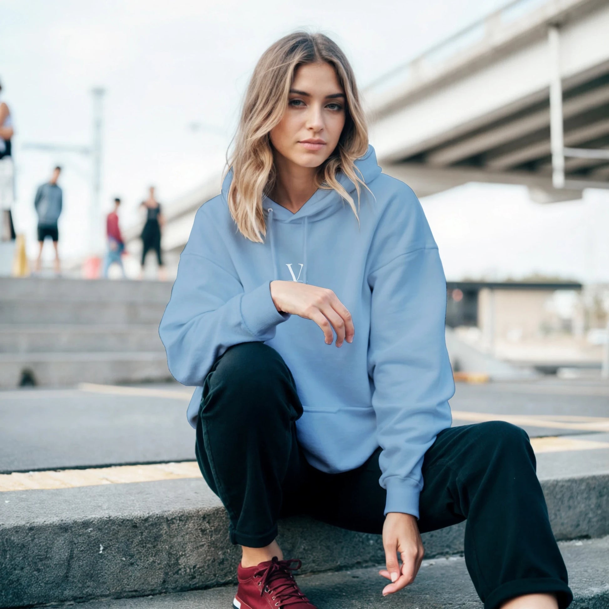 VDC Light Blue Hoodies