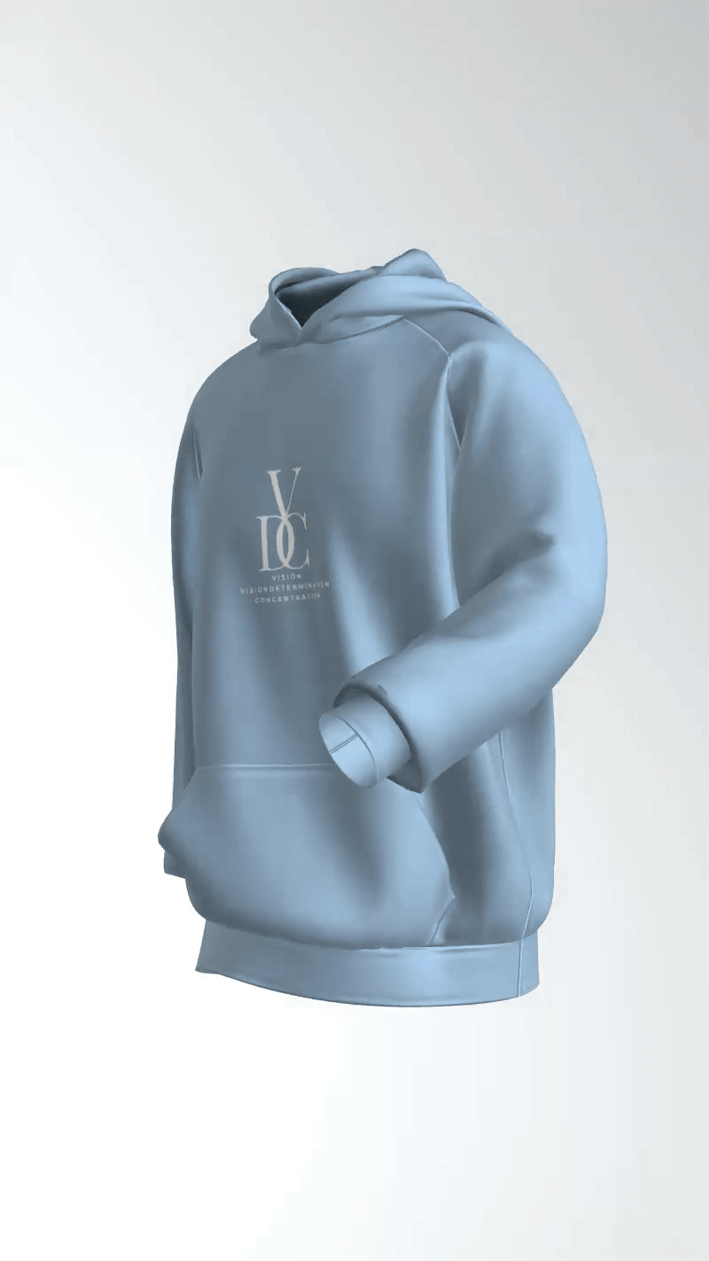 VDC Light Blue Hoodies