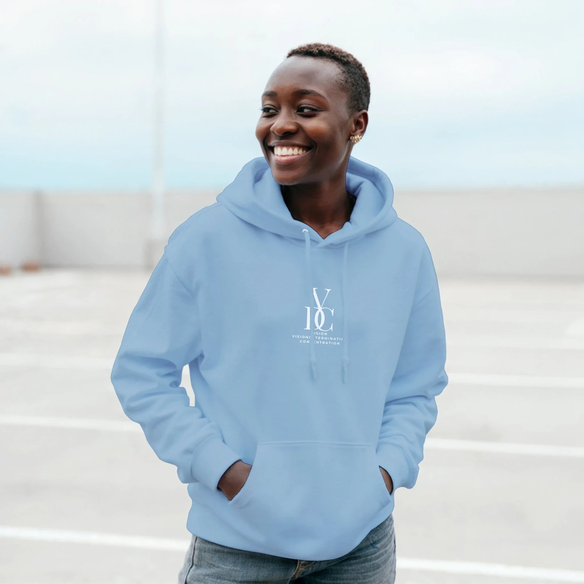 VDC Light Blue Hoodies